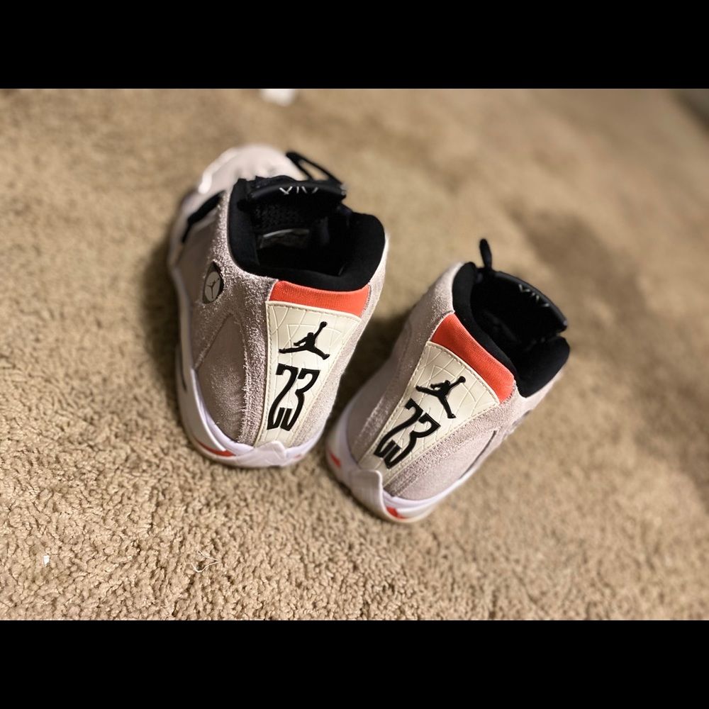 Jordan 14s Desert Sand